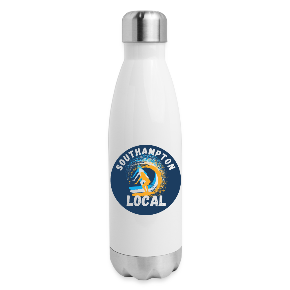 Insulated Stainless Steel Water Bottle - white