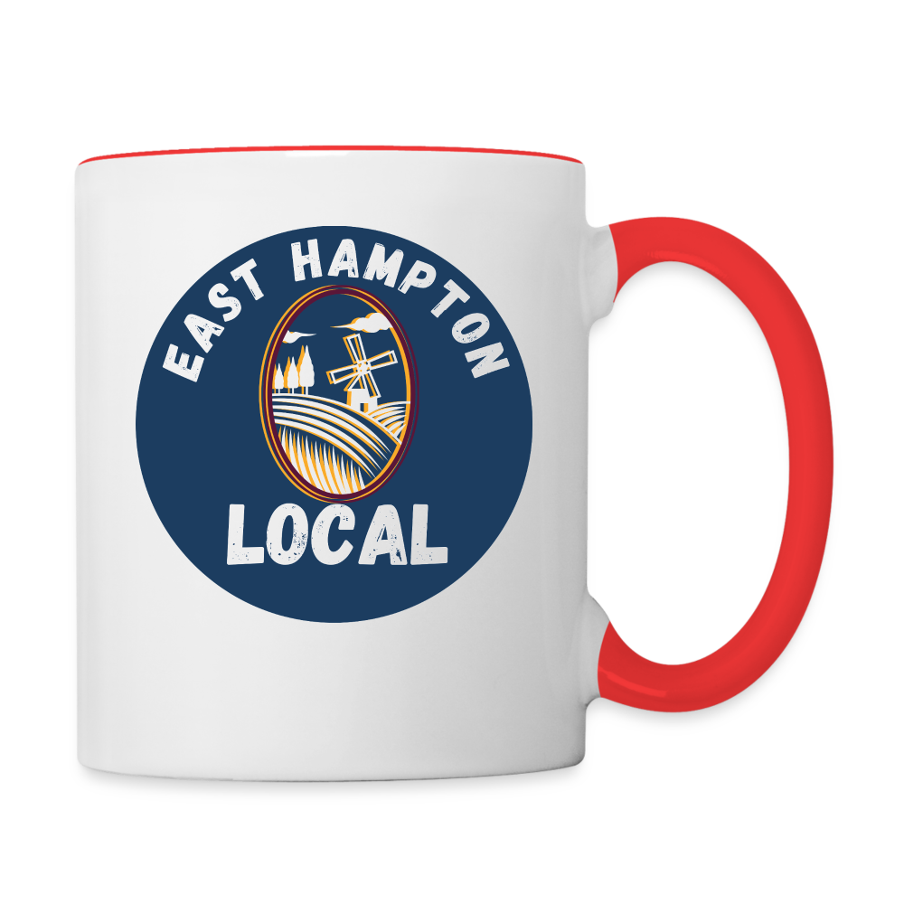 Contrast Coffee Mug - white/red