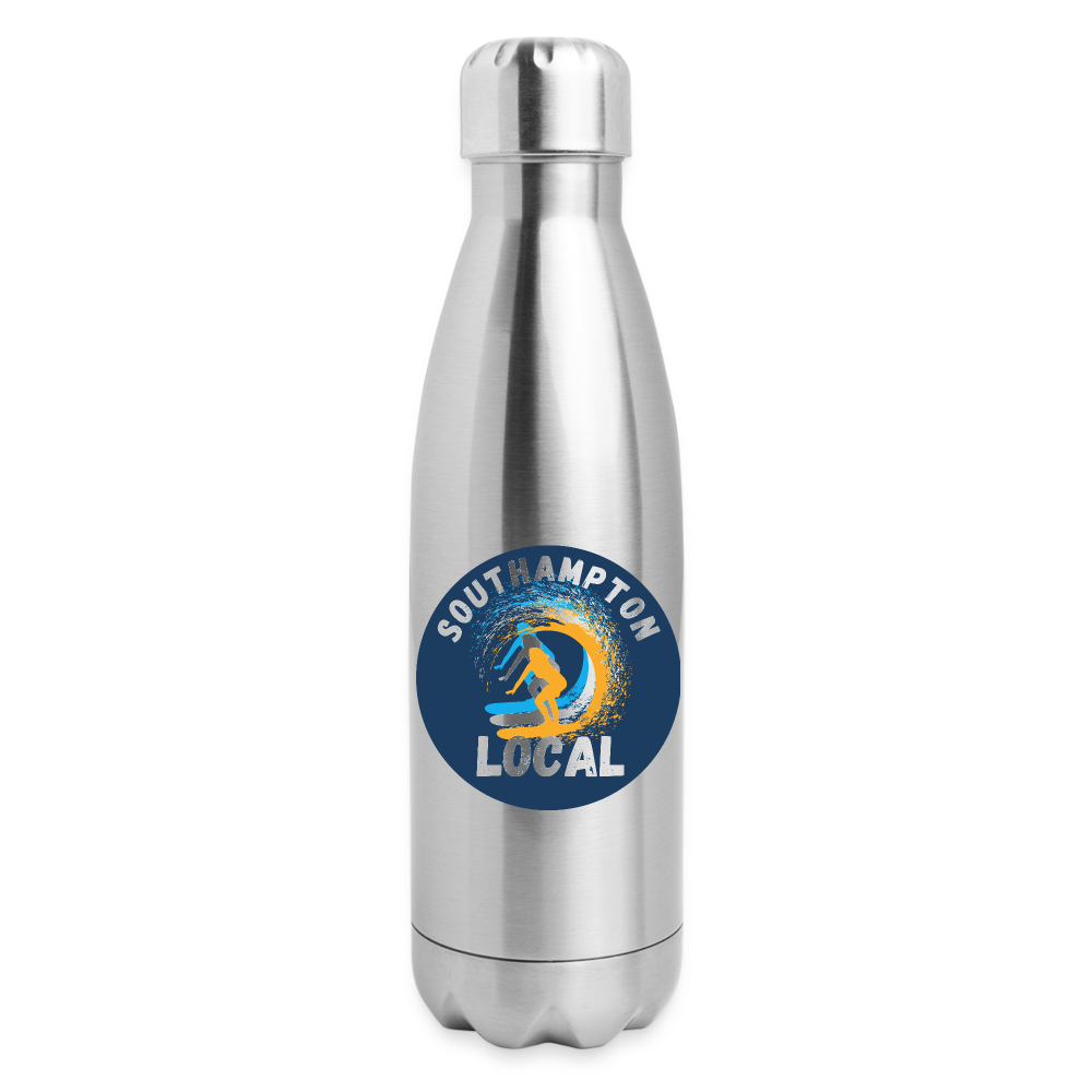 Insulated Stainless Steel Water Bottle - silver