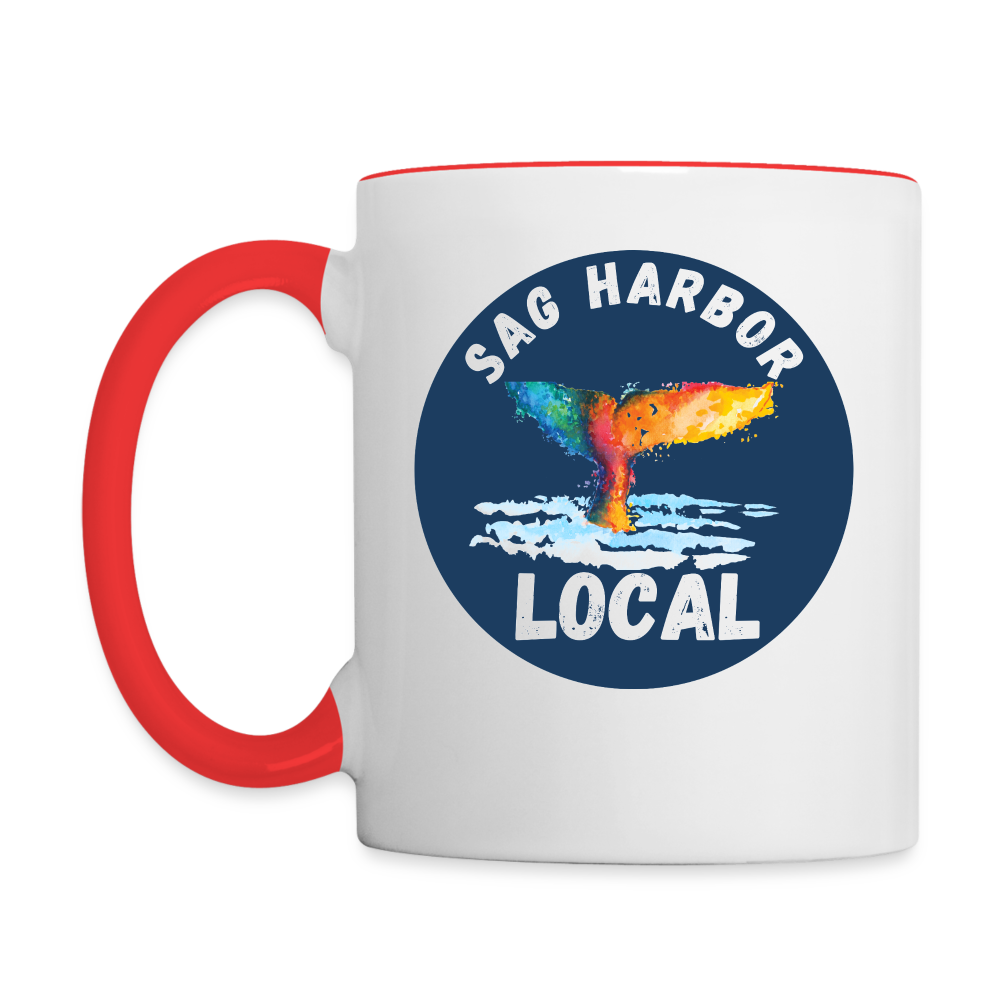 Contrast Coffee Mug - white/red