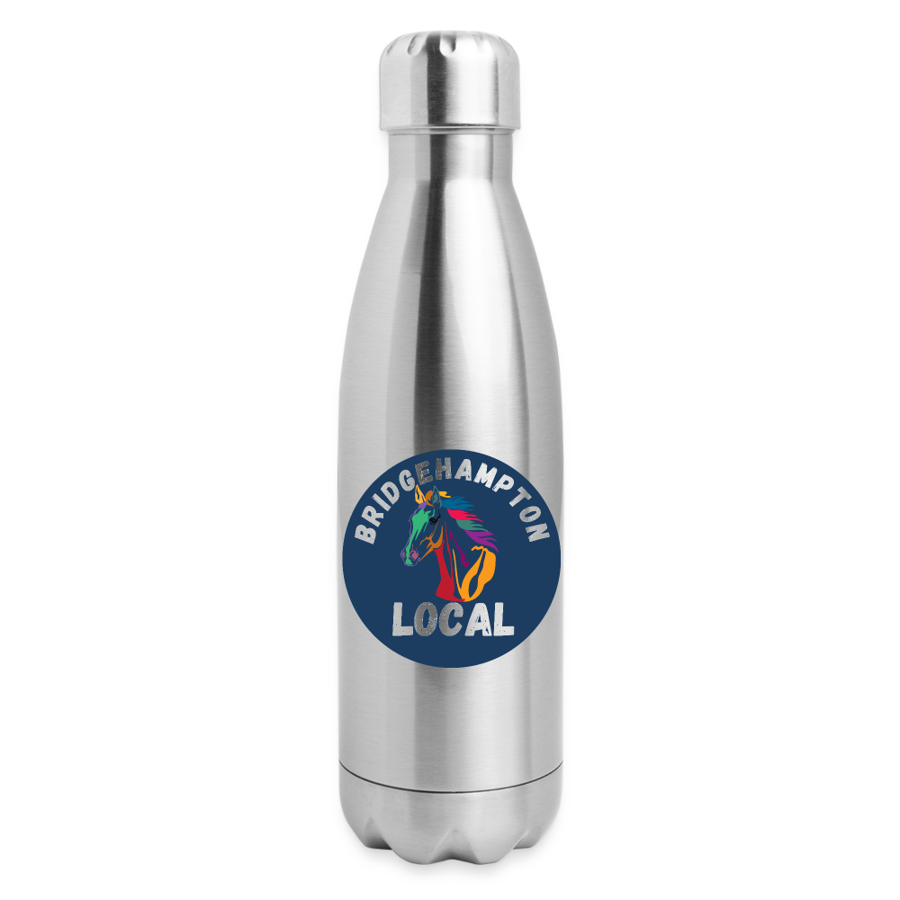 Insulated Stainless Steel Water Bottle - silver