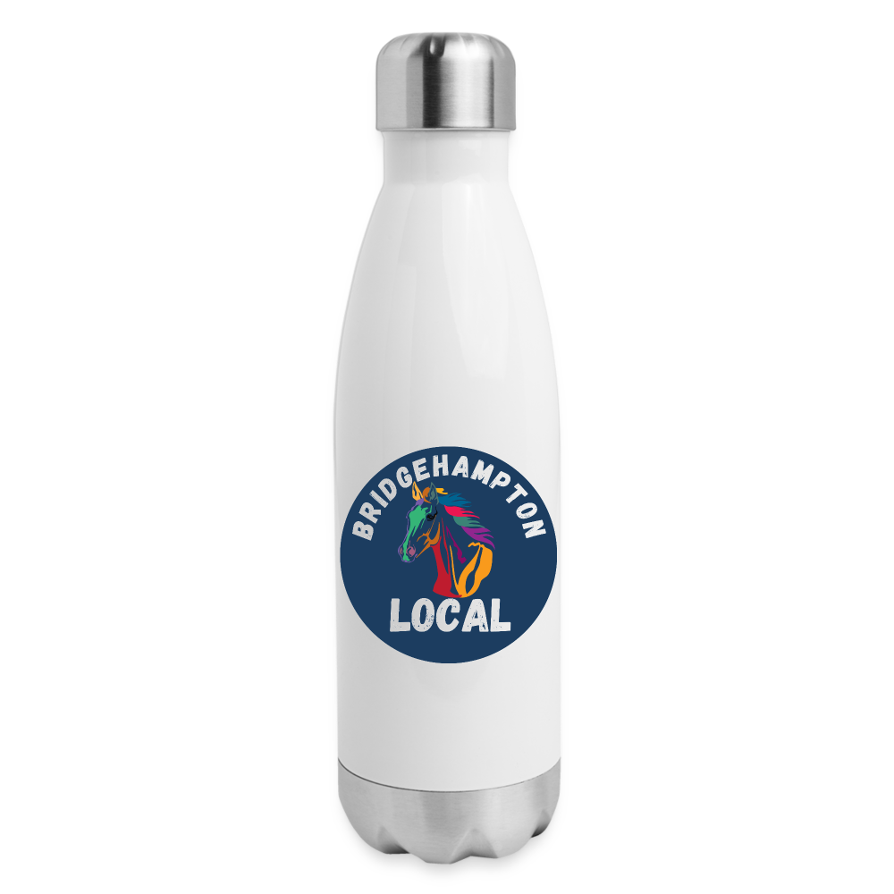 Insulated Stainless Steel Water Bottle - white
