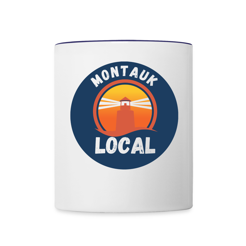 Contrast Coffee Mug - white/cobalt blue
