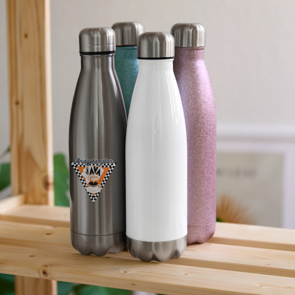 Insulated Stainless Steel Water Bottle - pink glitter